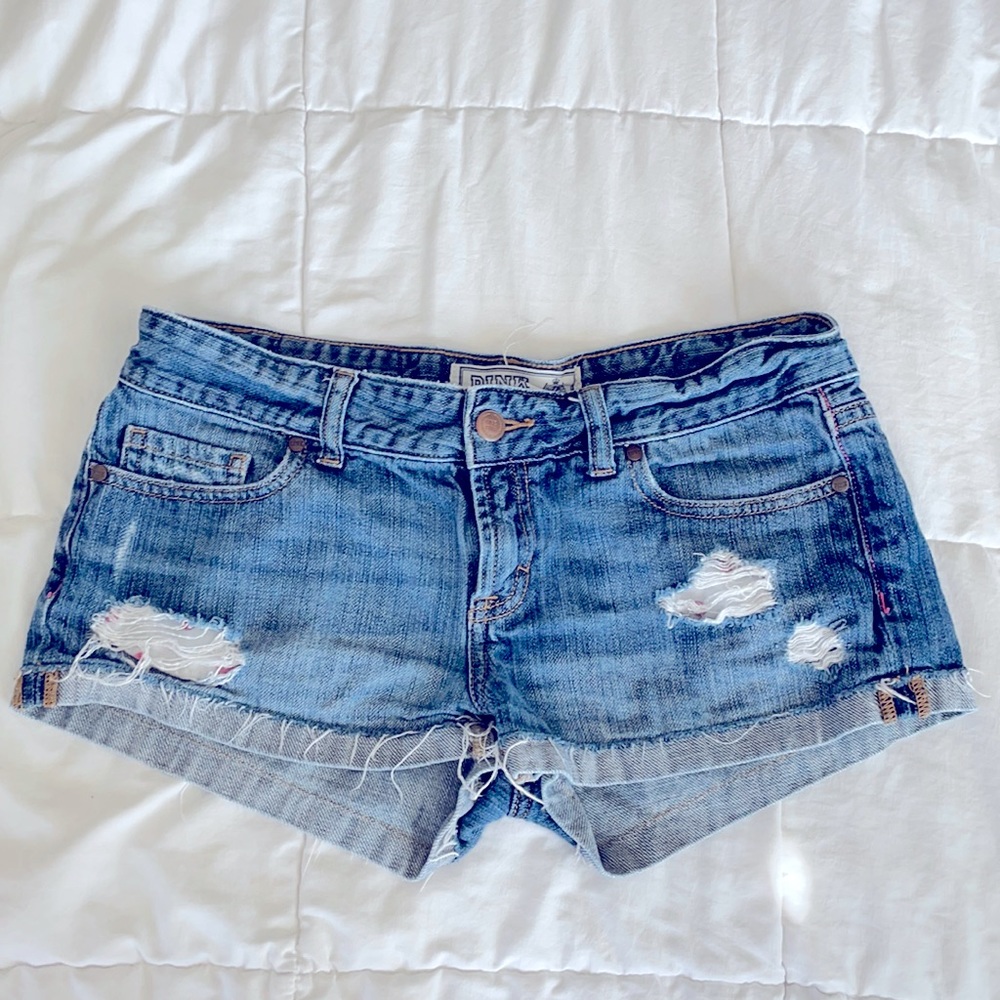 Victoria’s Secret Pink Jean Shorts Size 4